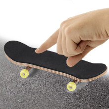 Maple Holz-Aluminium-Querträger Skateboard 96x28mm in Gelb mit Box