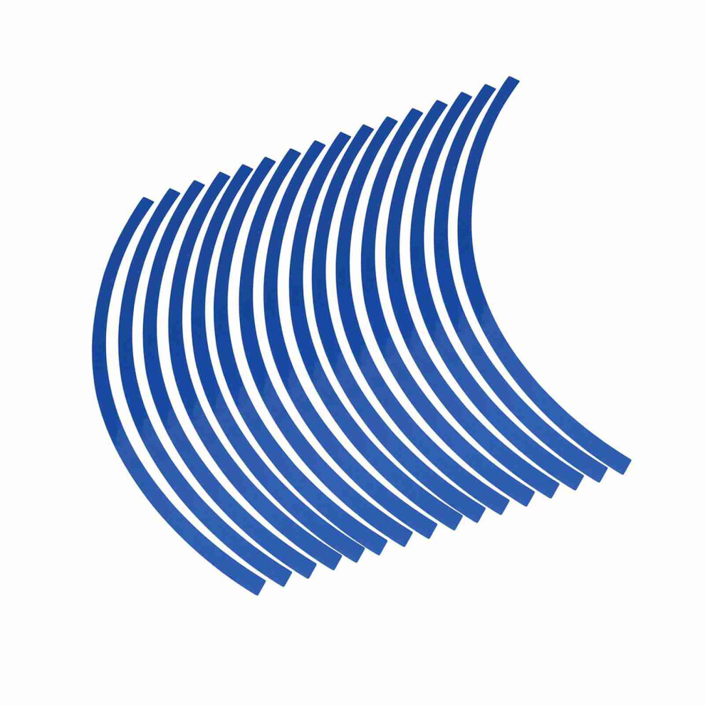 Universal Car Motorcycel Wheel Reflective Pinstripe Decal Tape Sticker Decoration Film 6 Colors Blue 7891324328986