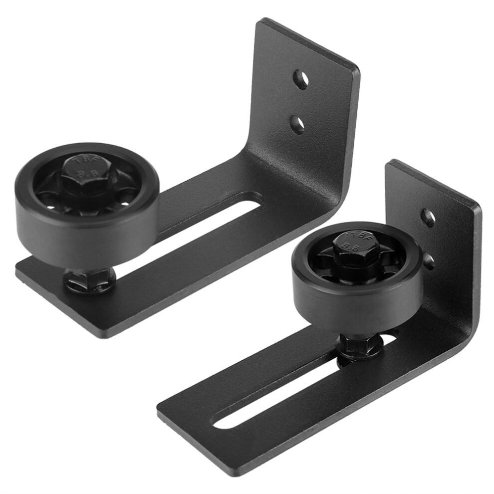 Carbon Steel Adjustable Wall Roller Guide Floor Guiding Set For Bottom Of Barn Door Hardware 7641324329885
