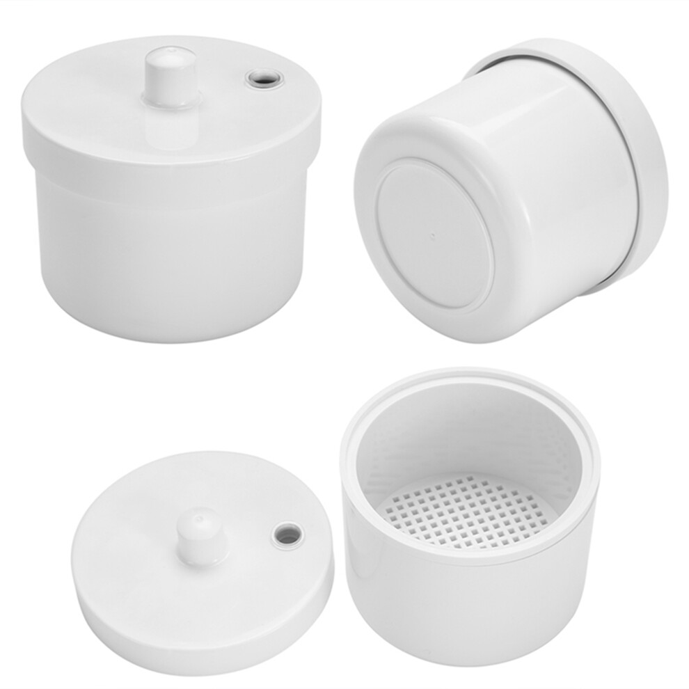 Disinfection Round Box Sterilizer Pot Clean Jar for Nail Art Metal Tools Manicure Accessories
