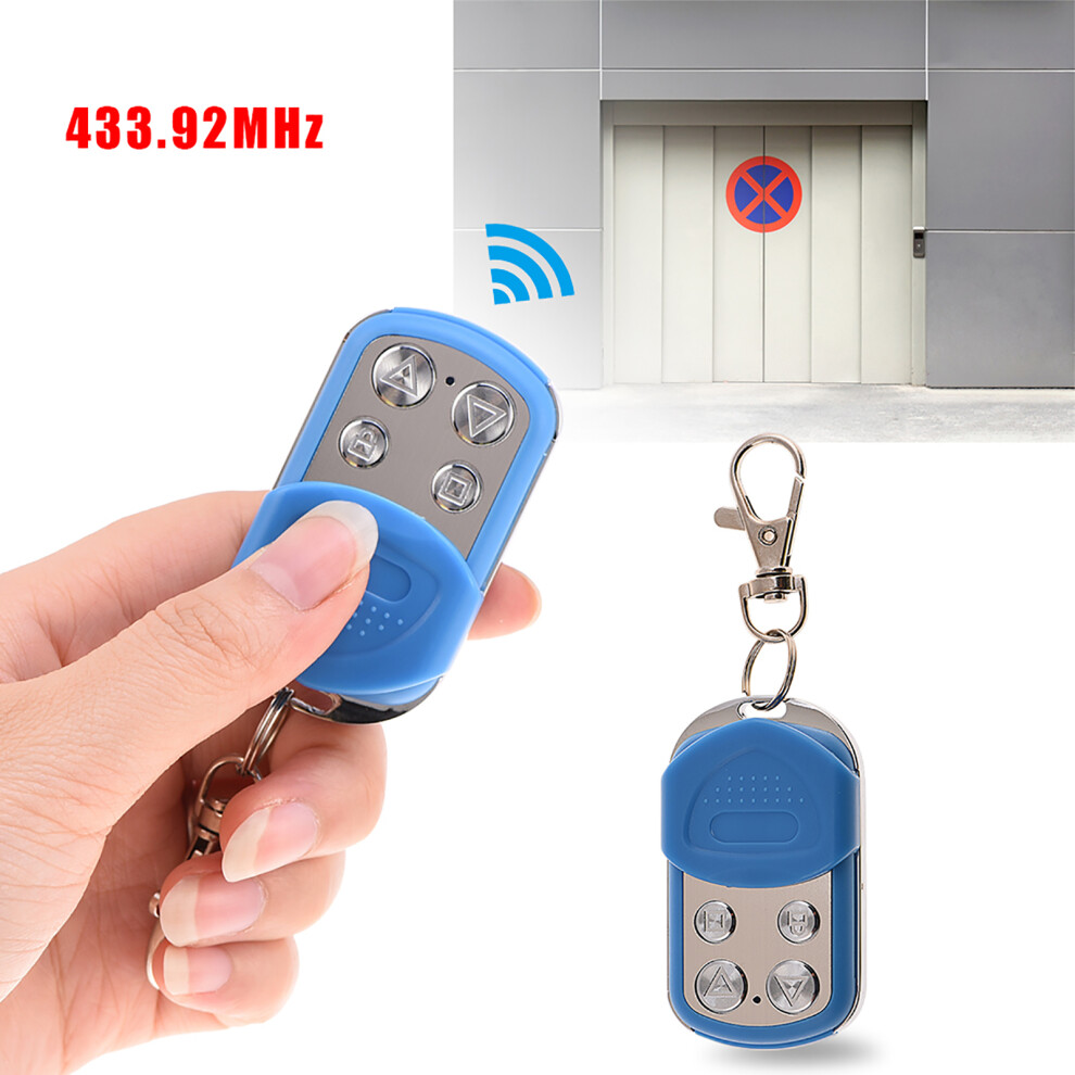433.92Mhz 4 Channels Rf Remote Control Duplicator Car Alarm Gate Door Garage Fast Copy Blue 4661324331230