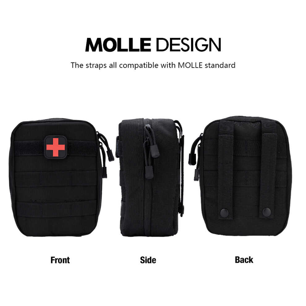First Aid Medical Bag Pouch Backpack for Travel Camping Cycling