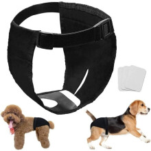 Dog diapers, breathable diapers, menstrual pants for dogs with 3 sanitary pads, dog diapers - M