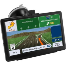 BIQIQI 7-inch GPS Navigator – Lifetime Europe 47 Maps – Black