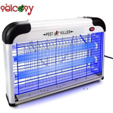 Electric fly swatter, mosquito lamp - UV lamp, 20W electric insect killer, fly killer,