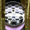 Star-shaped weapon with white LED projection and snowflake effect – gold 4