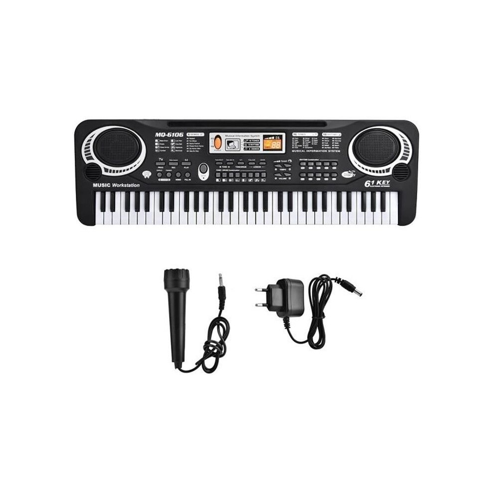 61 Key Electric Piano for Beginners, Electric Piano Keyboard, Electric Piano Keyboard, Electric Organ Piano FUT