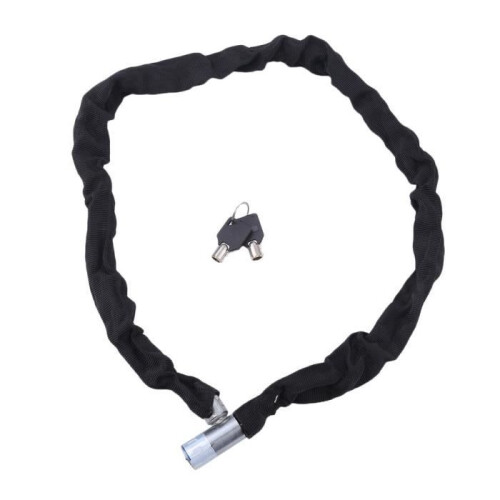 110 cm long anti-theft steel security lock for bicycles and motorcycles 1