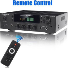 200W stereo amplifier tuner, Bluetooth, phono input, 2 auto zones, 5 HDMI calibrations