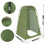 Portable shower tent – PRUMYA – Direct model – Waterproof – UV protection – Quick installation 3