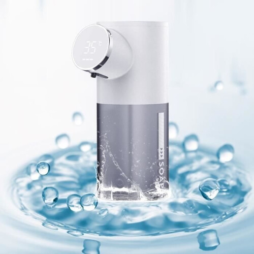 PRUMYA Automatic Soap Dispenser with LED Temperature Display, 320ml Touchless Foam Soap Dispenser 1