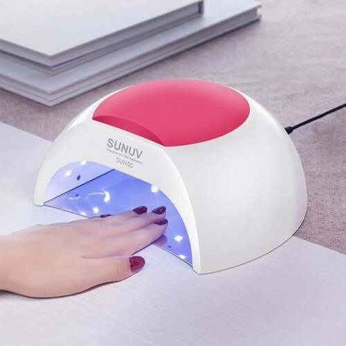 SUNUV SUN2C 48W UV LED Lamp with 4 Timer Settings, Nail Light Therapy Lamp, Nail Induction Lamp 1