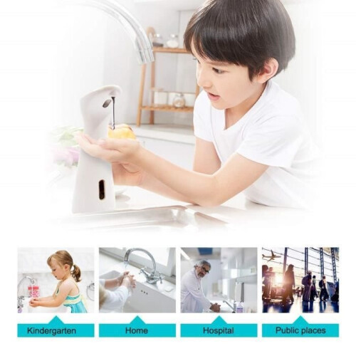 Automatic contactless liquid soap dispenser with infrared sensor for kitchen and bathroom 2