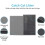 Cat Litter Mat - Non-Toxic - 45 x 60 cm - Waterproof - Honeycomb Pattern - Gray 2