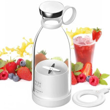 Portable Smoothie Blender, Portable Smoothie Blender with USB Charging and Cordless, 350ml Milkshakes, for on the go,