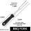 Meat fork, 2-piece meat fork, cooking fork, oven dish fork, meat fork made of stainless steel 2