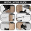 Self-locking garden gate lock for wooden fences, gate locks with steel cable, gate lock 4