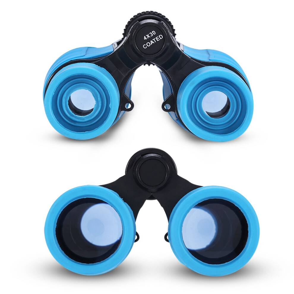 4X30 Maginification Child Kid Outdoor Birding Binocular Children Telescope Toy Gift Blue 8131324332323