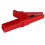 Insulated Crocodile Clip Battery Test Cable Red 55mm 12
