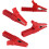 Insulated Crocodile Clip Battery Test Cable Red 55mm 1