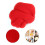 55g Colored Needle Felting Wool Roving Spinning Sewing Trimming Handiwork Material (Red) 5