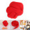 55g Colored Needle Felting Wool Roving Spinning Sewing Trimming Handiwork Material (Red) 9