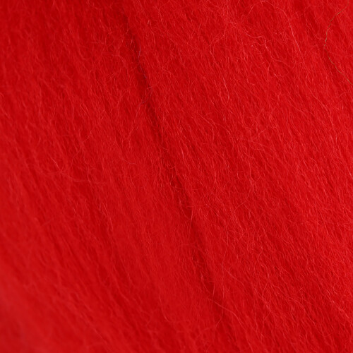 55g Colored Needle Felting Wool Roving Spinning Sewing Trimming Handiwork Material (Red) 2