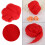 55g Colored Needle Felting Wool Roving Spinning Sewing Trimming Handiwork Material (Red) 8