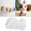 55g Colored Needle Felting Wool Roving Spinning Sewing Trimming Handiwork Material (White) 5