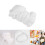 55g Colored Needle Felting Wool Roving Spinning Sewing Trimming Handiwork Material (White) 8