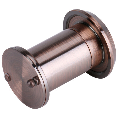Home Security Optical Glass 220 Degree Wide Angle Door Scope Viewer (Red Bronze) 1