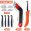 Tile joint scraper, joint scraper set with 8 spare blades, angle saw with 4 ball joints for tiles 2