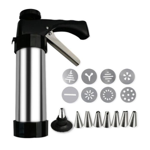 Manual stainless steel cookie machine, churros making kits, hollow churros machine