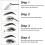 3-pack double eyelash glue for eyelash extensions, glue and sealant, professional, natural, false eyelashes, waterproof, 4