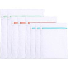 Laundry bag for washing machine, laundry net, 8 laundry nets with zipper, laundry bag for bra, shoes