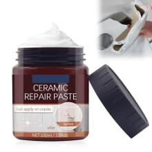 Tile repair, porcelain repair paste, repair of cracks in tiles, for ceramic tiles, bathtub, shower, bath