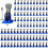 Tile Leveling Wedges, 100-Pack Self-Leveling Wedges Set, with 100 Needles 1