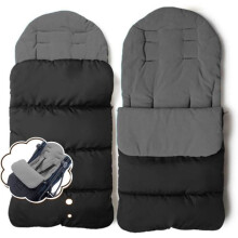 Universal footmuff for strollers, warm, winter leg cover, windproof, sleeping bag, seat cover made of cotton
