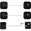 3-pack refrigerator locks with code, child-proof refrigerator lock, self-adhesive combination lock for refrigerator, security door lock 1