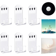 Record wall holder, 6-piece record wall holder, screwless record wall holder, record holder