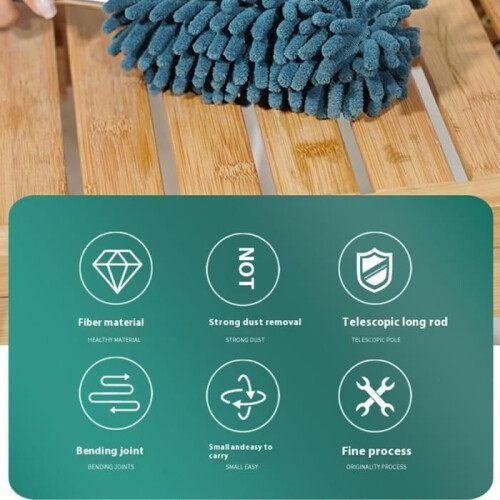 Washable feather duster for cleaning, hand washable feather duster, dashboard brush, multi-purpose dusting brush 2