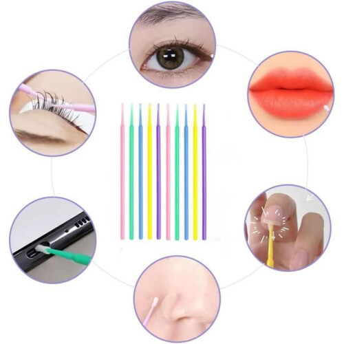 500 micro brush applicators, micro brushes for eyelashes, micro brushes, disposable micro brush applicators, micro brushes for eyelash extensions 2
