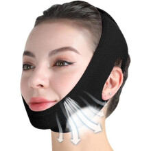 V-shaped slimming mask, reusable mask for double chin, sagging skin, improving facial shape