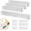 Drawer dividers - unmarked - pack of 10 - adjustable 33-58 cm - durable ABS - multifunctional 1
