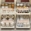 Extendable telescopic drawer for kitchen cabinets, self-adhesive drawer without drilling 4