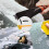 Car Windshield Ice Scraper, 2 Portable Ice Scrapers, Multifunctional Snow Shovel 4