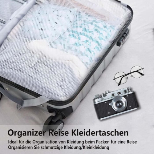large laundry nets with handles 50*60cm, with zipper, for washing machine, for reusable laundry basket 2
