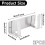 Wall-mounted lid holder, self-adhesive, space-saving, for cupboard doors, silver 2