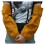 Heat resistant welding cuff, elastic arm protection, occupational safety, VHV 1