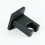 Practical square wall shower holder made of black brass for VHV hand shower 4